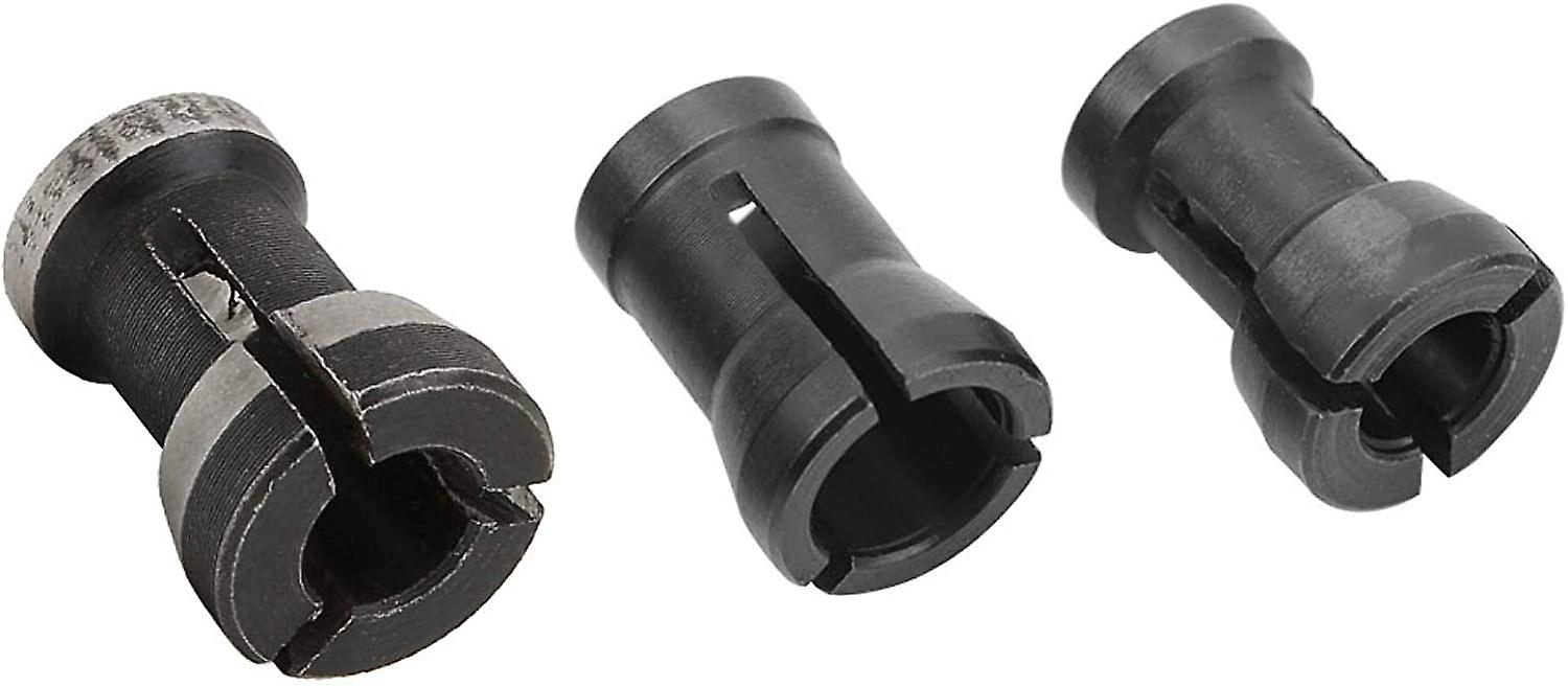 3pcs Router Collet Chuck, 6/6.35/8mm Wood Milling Cutter Chuck For Engraving Machines Cutters Cutter