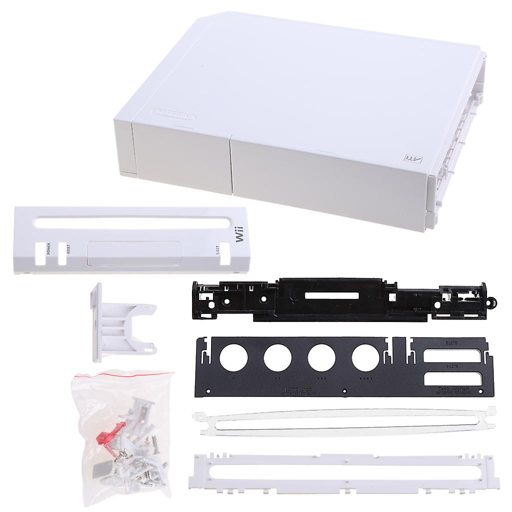 Gaming Host Shell Case Cover for Wii Game Console Replacement Repair Part