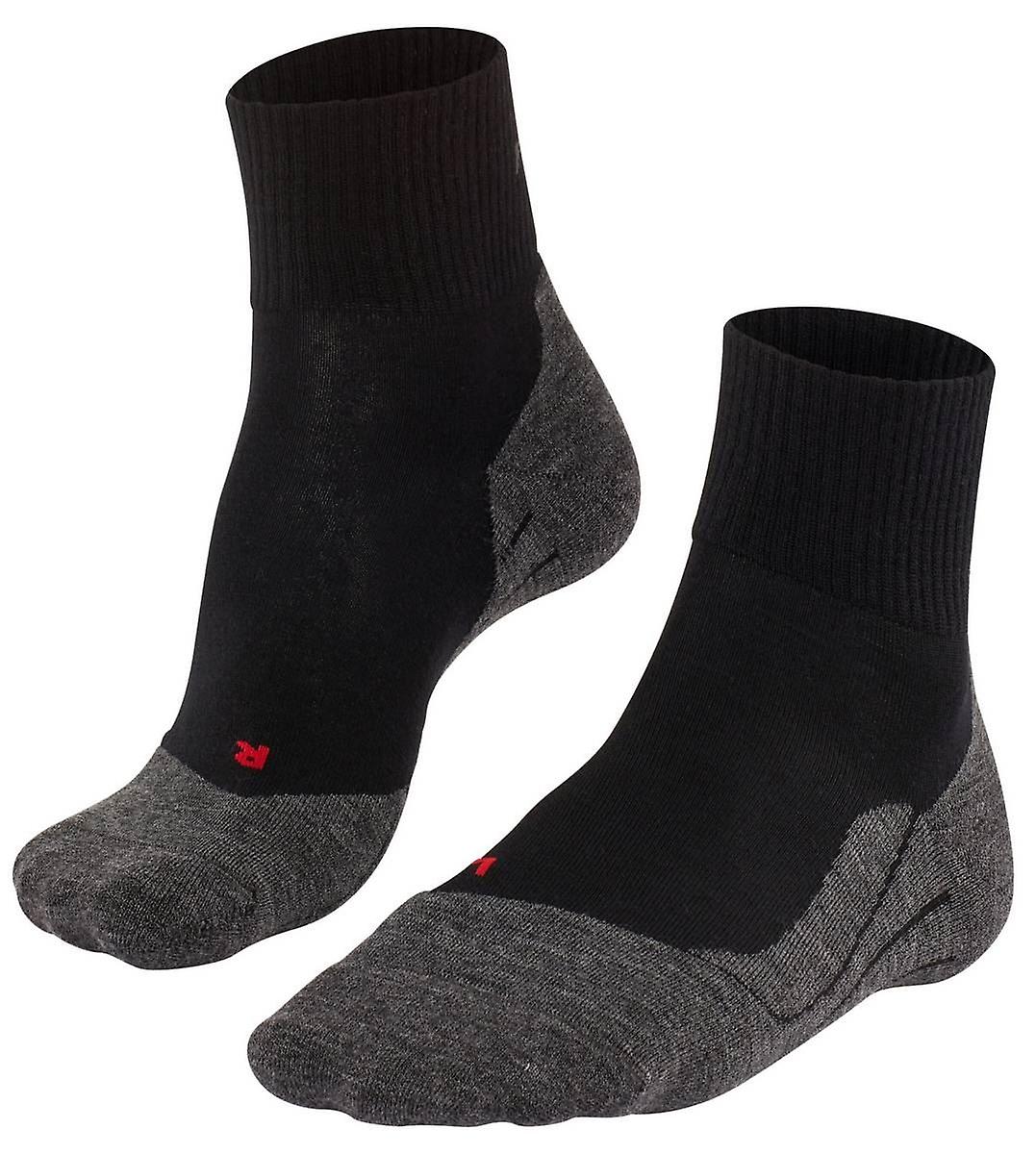 Falke TK5 Wander Wool Short Socks - Black Mix