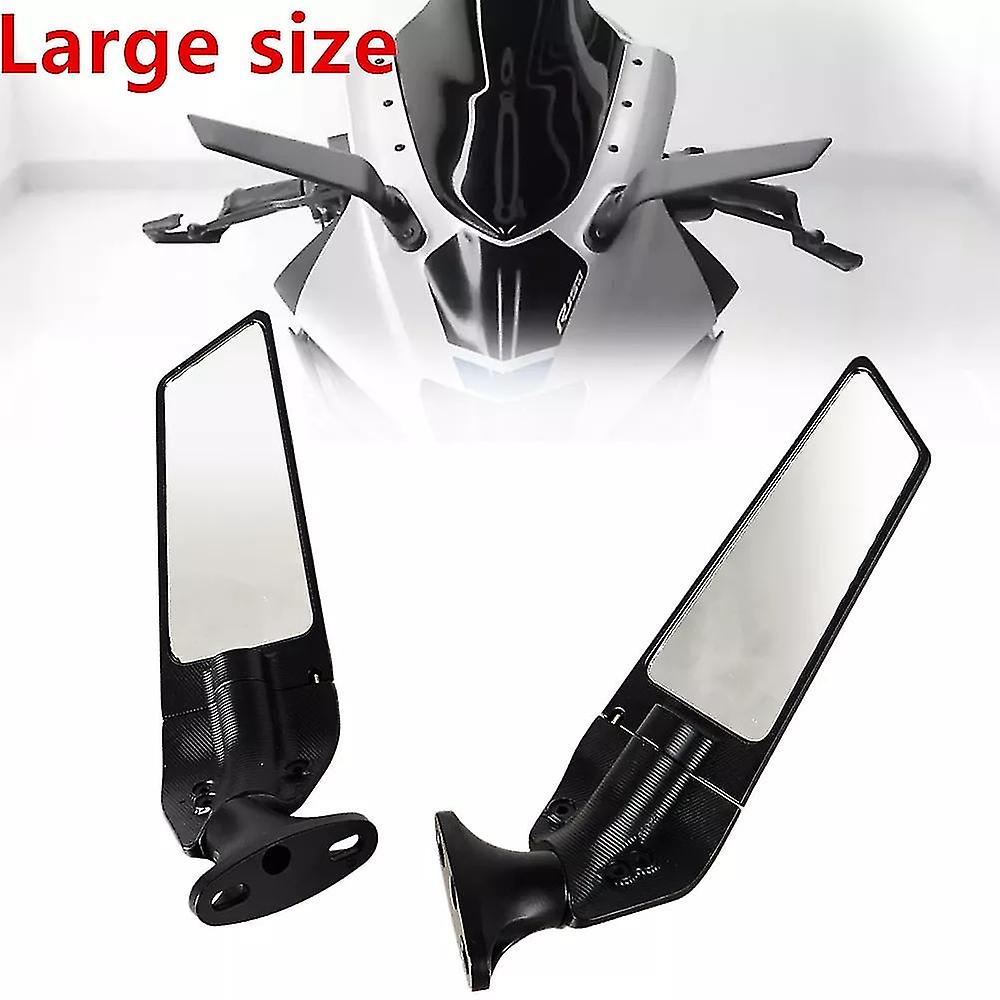 Modified 2pcs View S Wing Adjable Rotating Side S For Kaw 250 300 400 650 H2 H4 Zx6r Zx10r