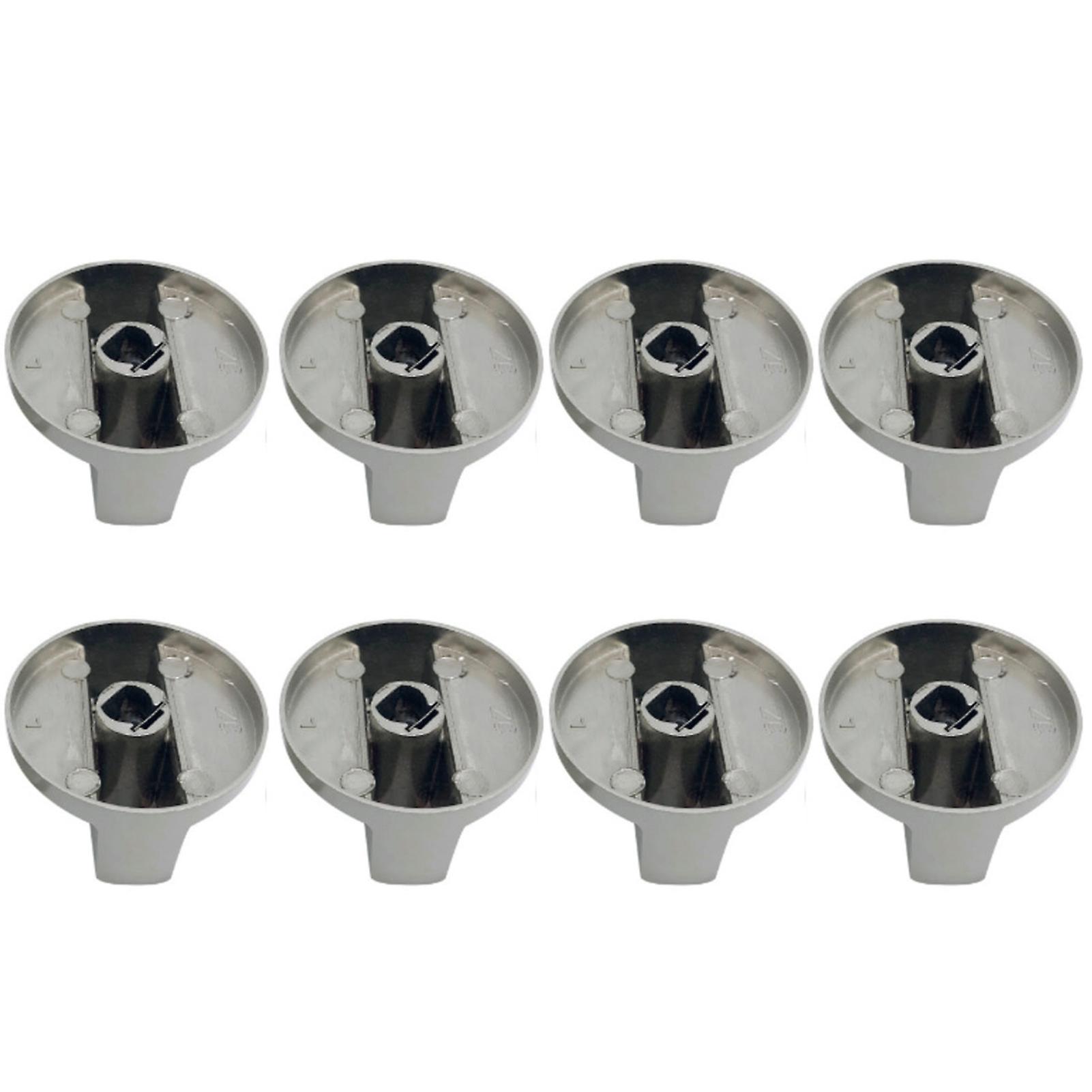 8PCS Stove Knobs 6mm Metal Rotary Gas Range Switch for Kitchen Cooktop Machine Control Replacement