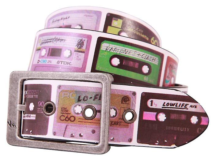 Mix Reversible Printed Leather Belt - Lowlife