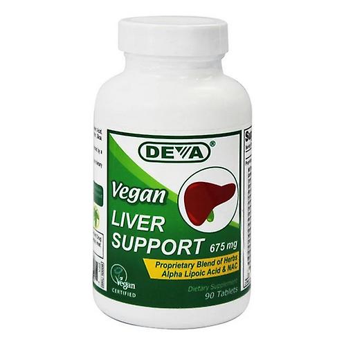 Deva Vegan Vitamins Vegan Liver Support，675 毫克，90 片（1 件装）