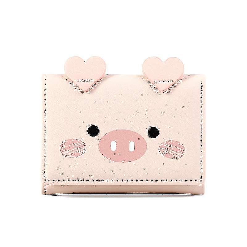 Cartoon Cute Student Wallet Multi-card Short Ladies Tri-fold Wallet