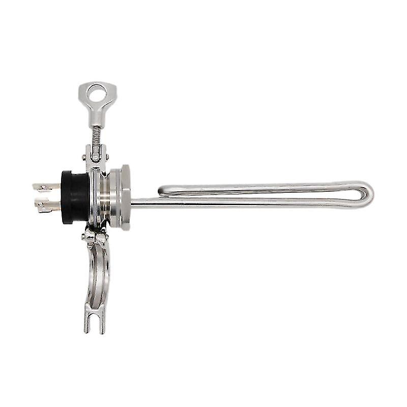 Weldless Heating Element Kit 1650w Ripple Heating Element 120v(23cm) Integrated 1.5“tri Clamp & L6-30p Plug Silicone Gasket