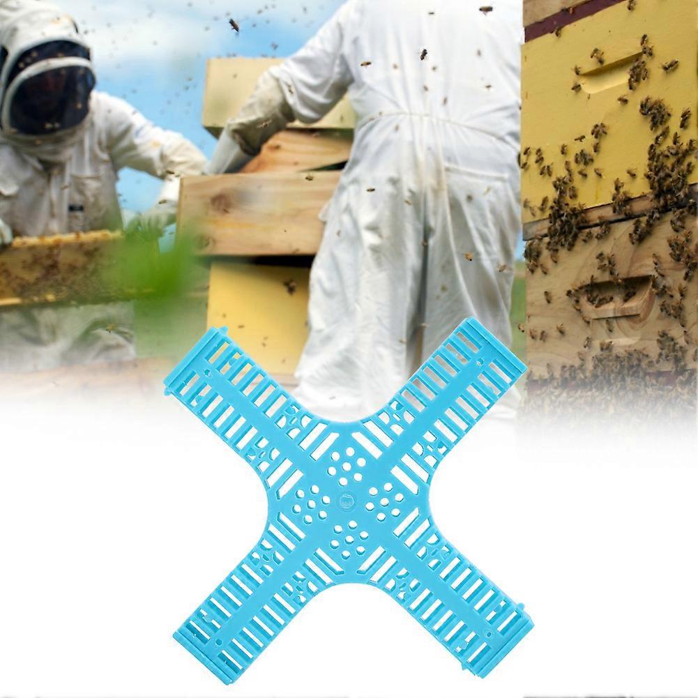 2Pcs Plastic Queen Bee Cage 20x2cm Beekeeper Tool 92g