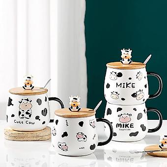 Kuh-Tasse In 3D-Form | Handbemalte Keramik, Ca. 14x15x10 Cm – Lustiges Geschenk Für Tierliebhaber