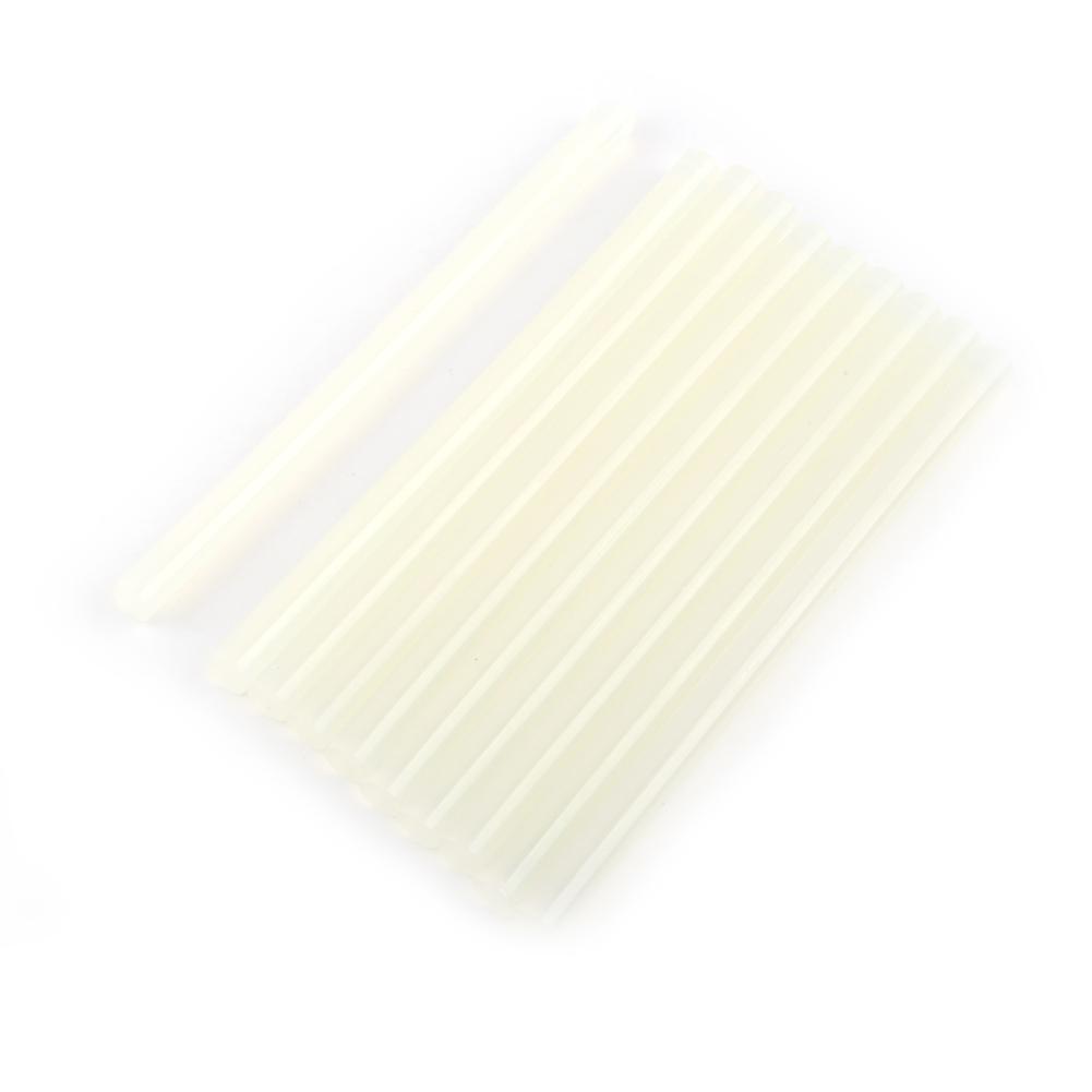 10Pcs clear 7mm / 11mm Hot Melt Glue Sticks For Electric Glue Gun DIY Stick 20cm length(11mm)
