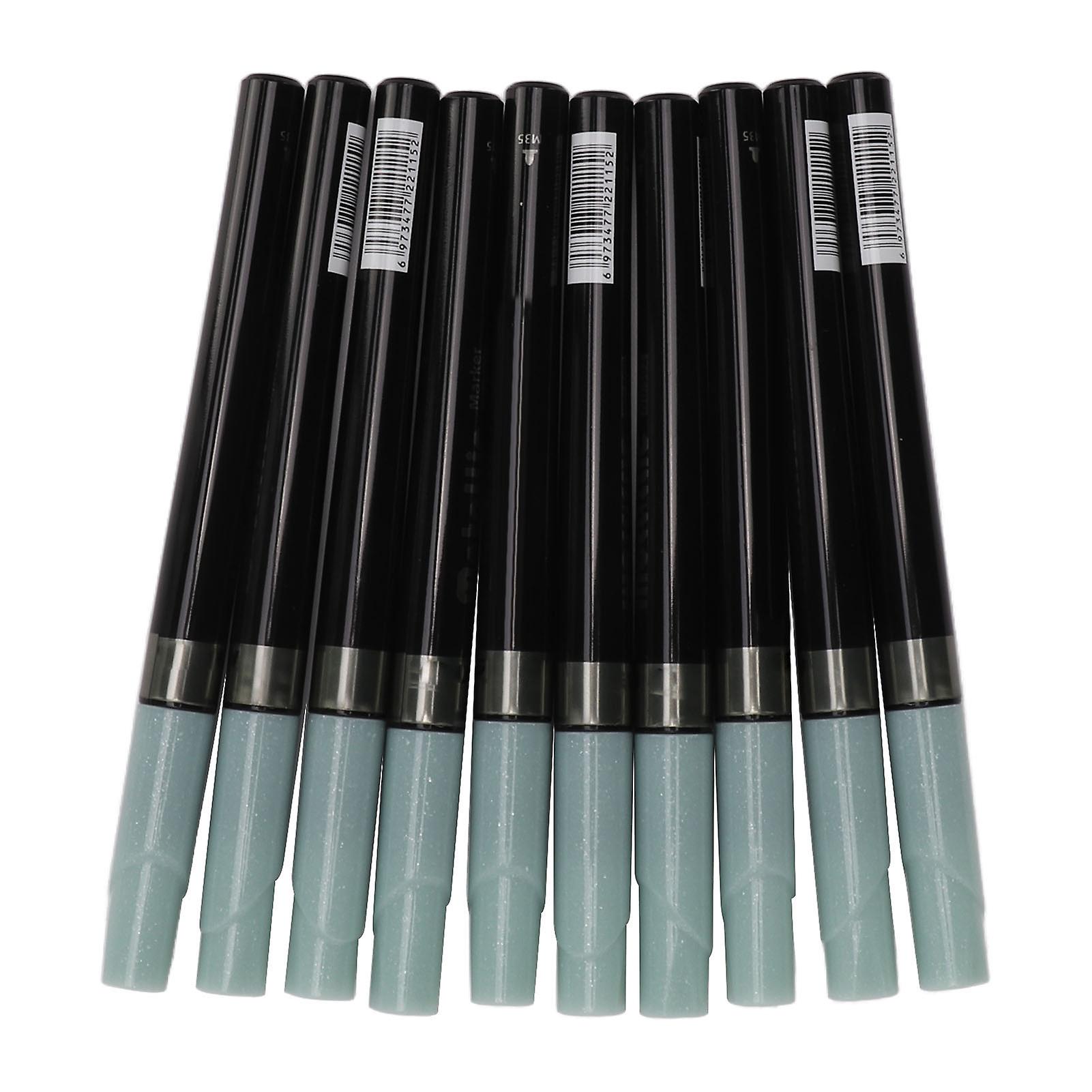 10Pcs Metallic Paint Pens Water-Based Ink Thick Lines Strong Coverage