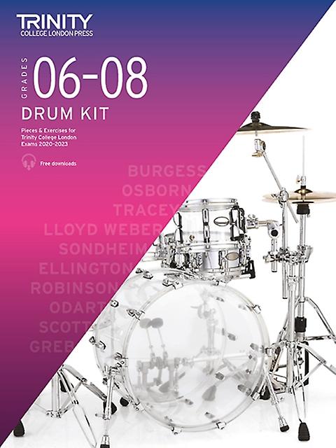 Kit de batterie Trinity College London (édition 2020). Niveau 68. Recueil de partitions Trinity College London.