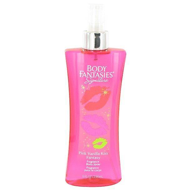 Body Fantasies Signature Pink Vanilla Kiss Fantasy Unisex Body Spray, 8 Oz