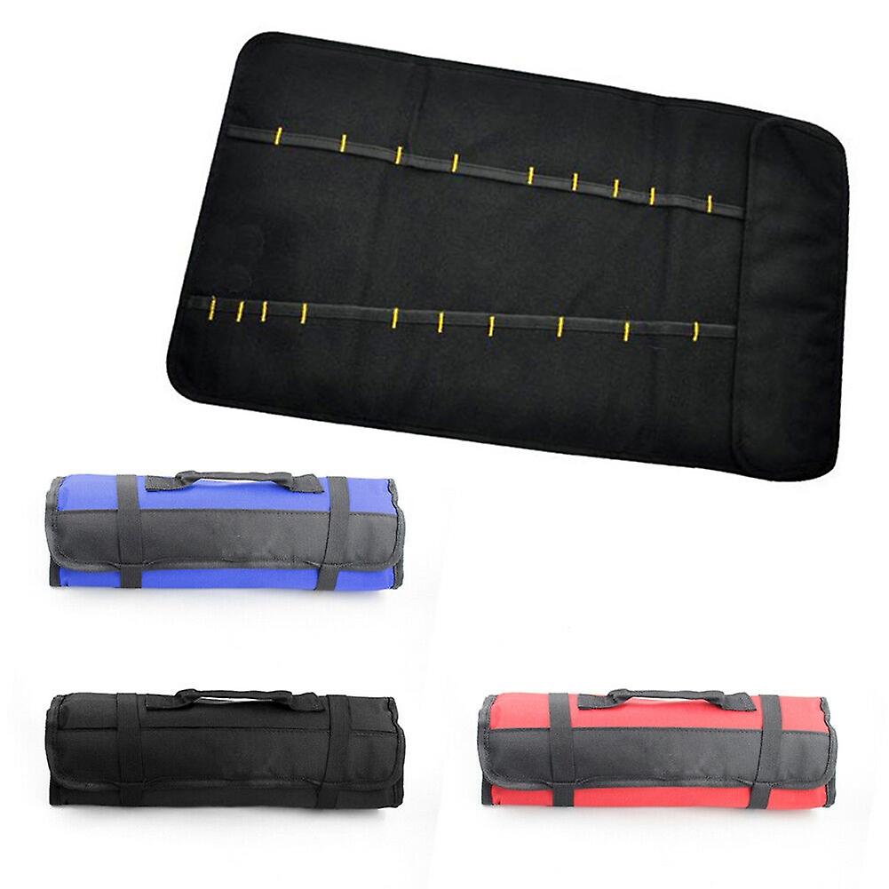 Tool Roll Bag 38 Portable Tool Pouch, Screwdriver Spanner Roll Tools Storage