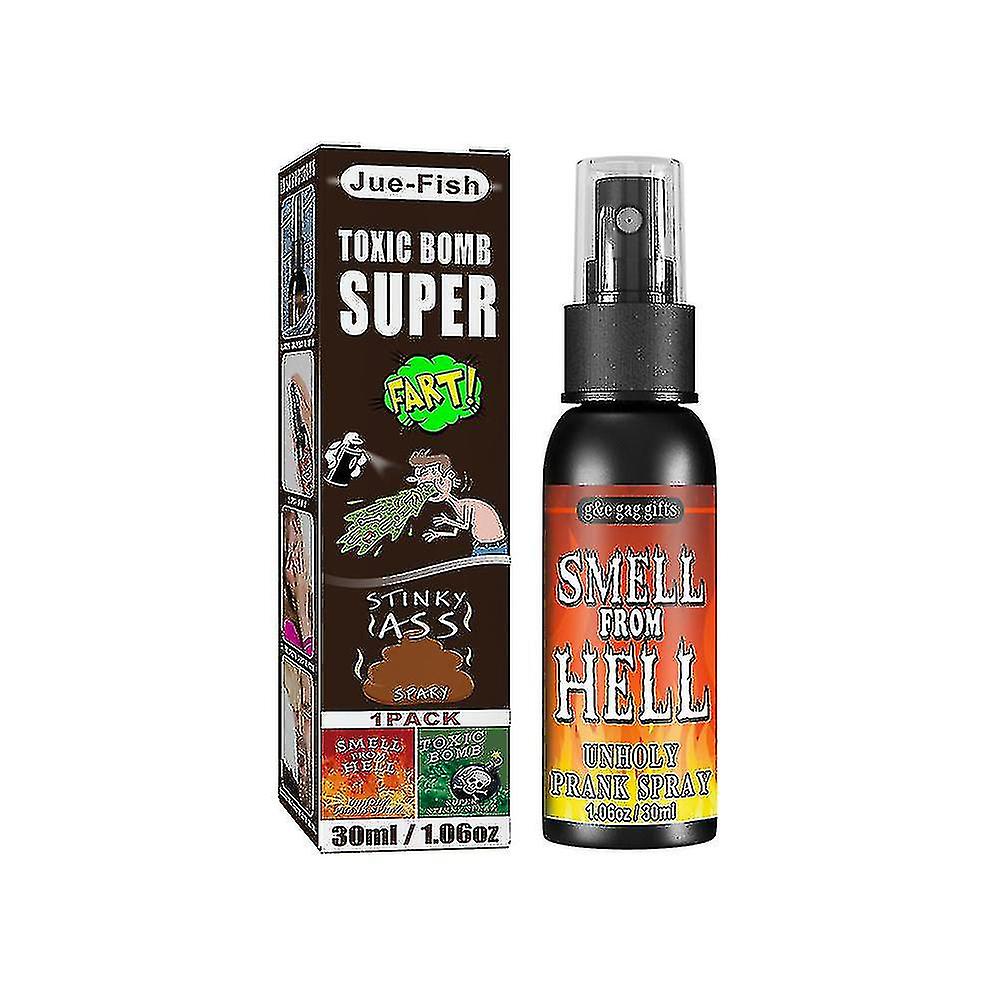 1-2pcs/30ml Toxic Bomb Super Fart Spray Extra Strong Stink Poop Prank Joke Props