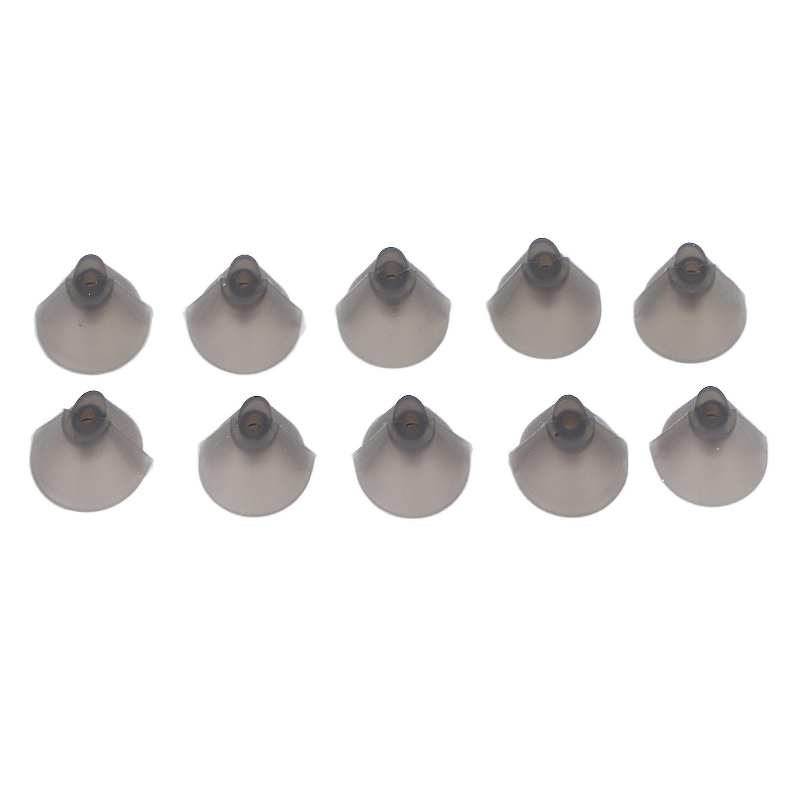Pack of 10 soft silicone ear tips, washable and detachable, anti-static