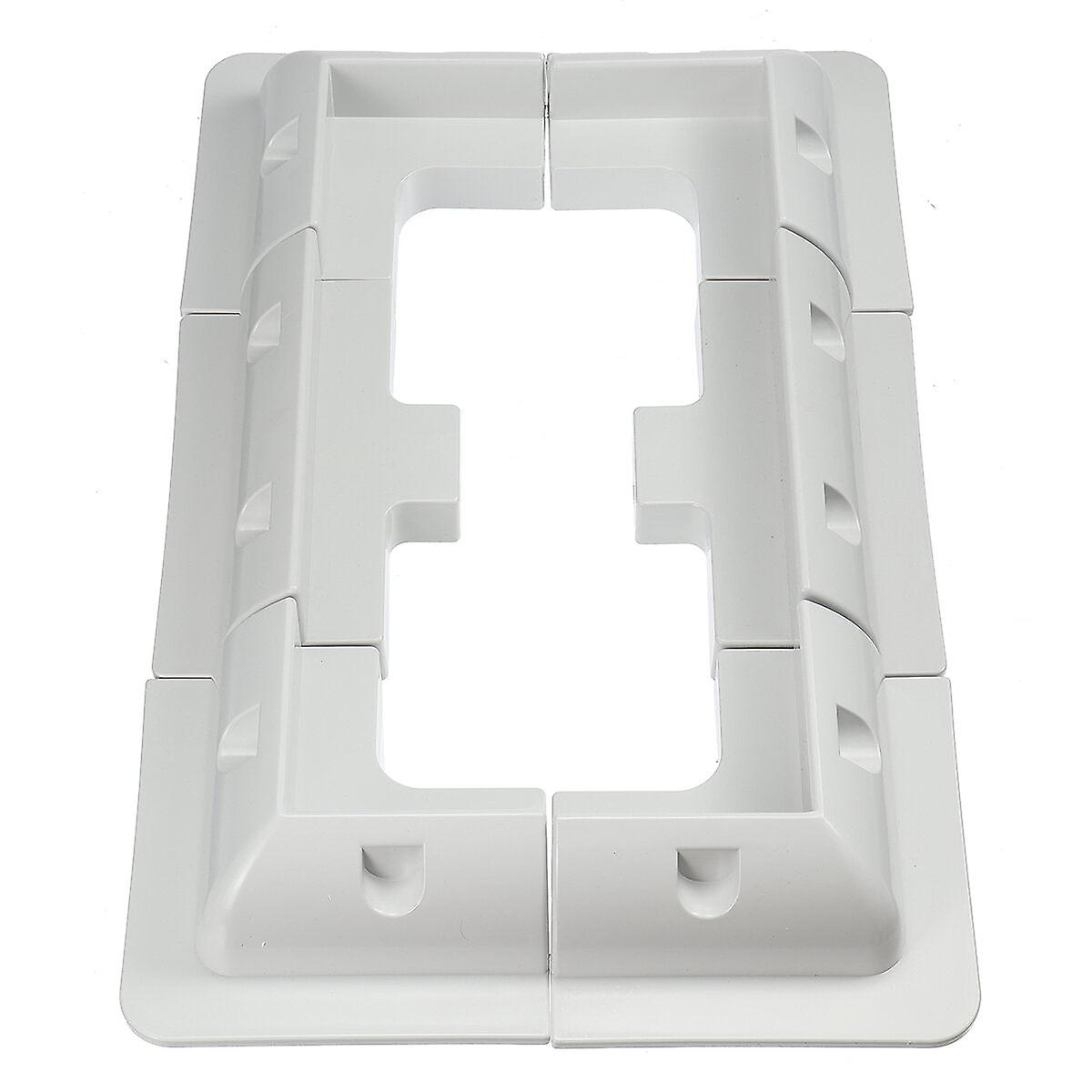 6Pcs Solar Panel Abs Corner Cable Mounting Corner Bracket Roof Mount