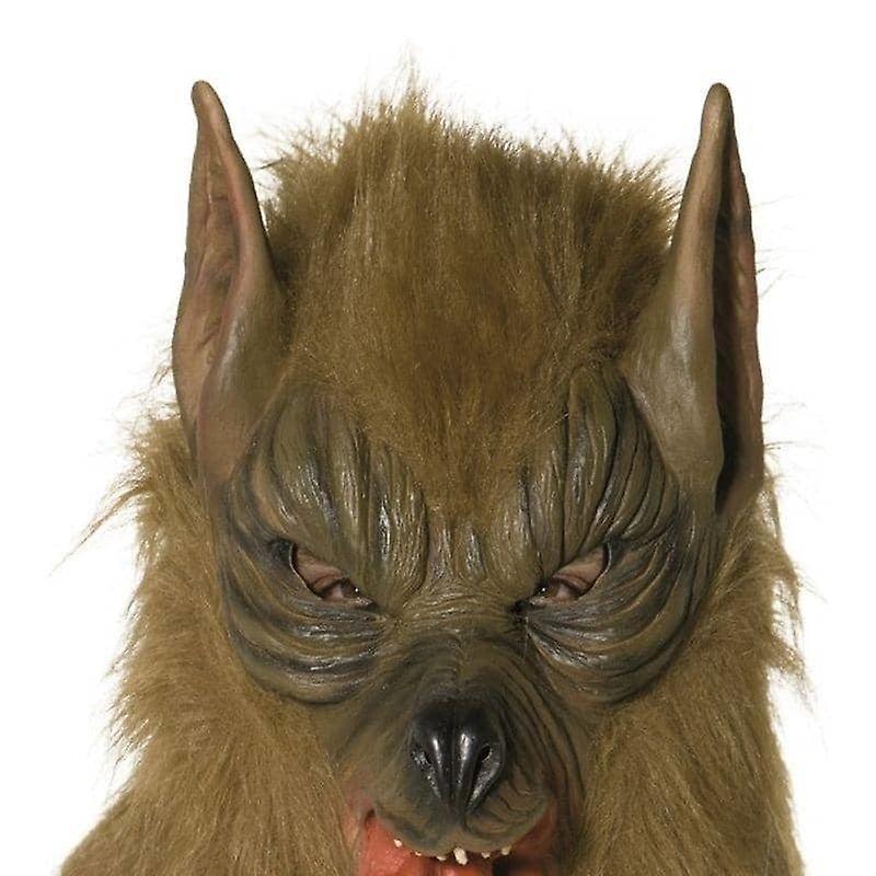 Vargmask Vuxen Brun 33785
