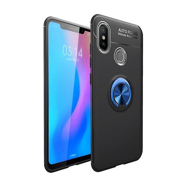 Soft Case with Stand for Xiaomi Mi Max 2 - Black  Blue