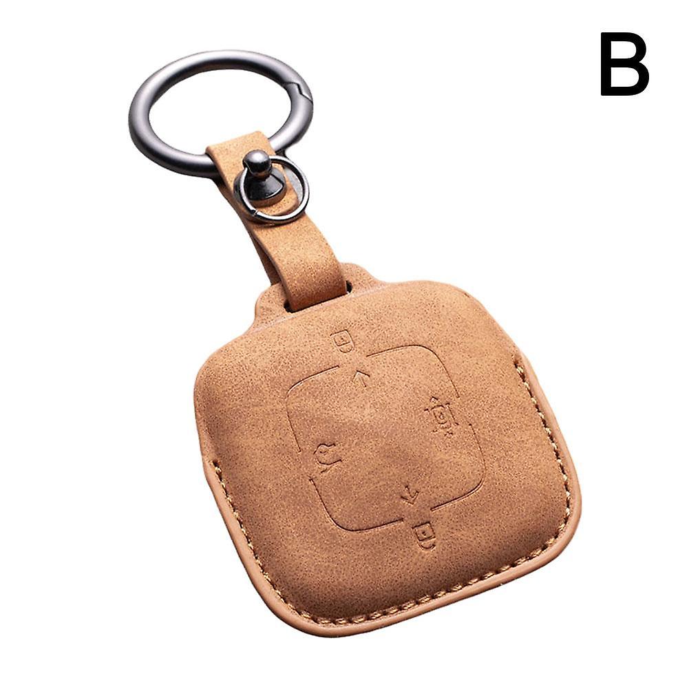 For Zeekr Leather Key Cover Protector Scratch Resistant Bluetooth Signal Friendly