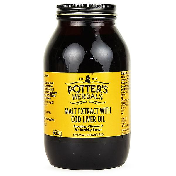 Potters, Malt Extract Cod Liver Oil, 650g