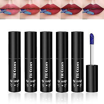 5color Peel Off Lip Stain,tattoo Color Lip Gloss Long Lasting Waterproof Peel Off Lipstick Lip Stain Lip Gloss For Womens Girls