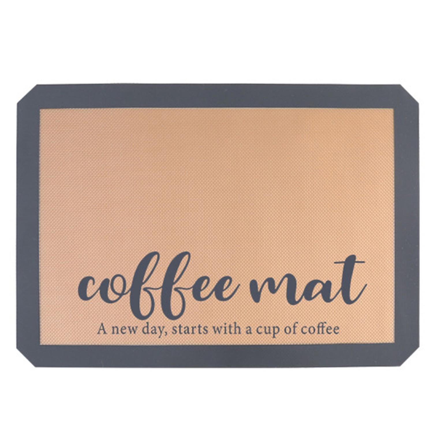 Coffee Table Mat Flexible Exquisite Pattern Waterproof Stain Resistant Scratch-proof Quick Dry Heat