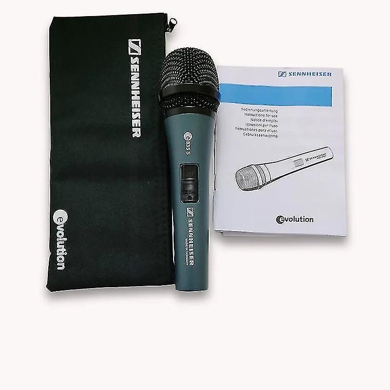 2pcs E845 Interface Wired Microphone Speaker  Singing Ktv Vocal Mic Speech Performance Stage 