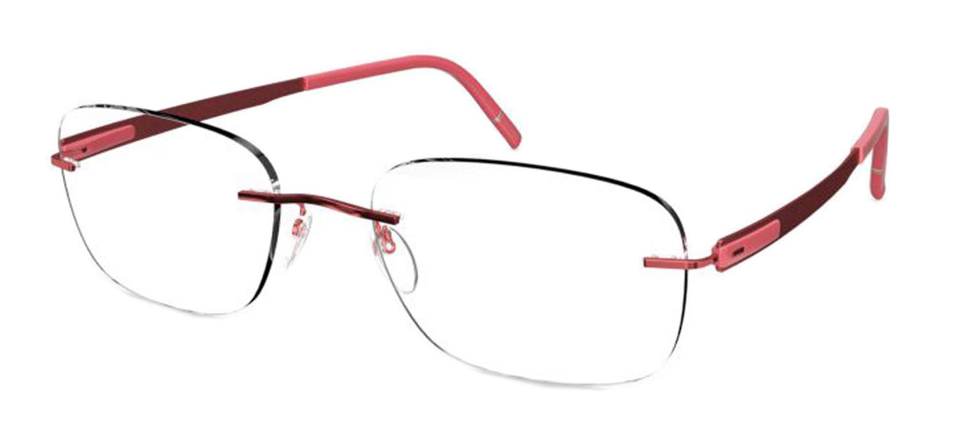 Eyewear Frames Silhouette BLEND 5555/CR DARK RED 54/19/0 unisex