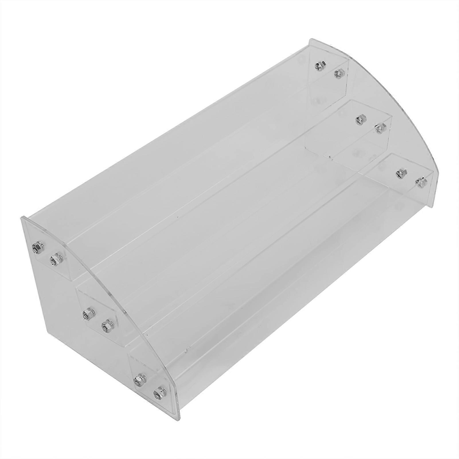 Multi Layers Clear Acrylic Display Stand Rack Organizer Cosmetic Storage Box Three Layers