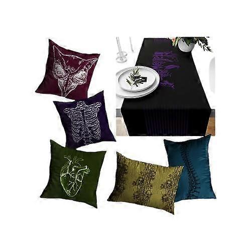 Halloween Themed Pillow Case with Runner Sets