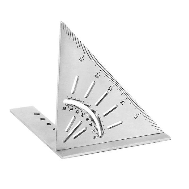 Stainless Triangle Ruler Carpenter's Alluminum Multifunctional Woodworking Tool
