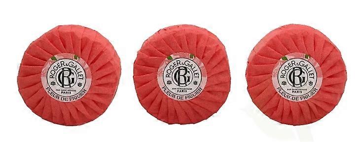 ROGER & GALLET FLEUR DE FIGUIER perfumed soap 3 u