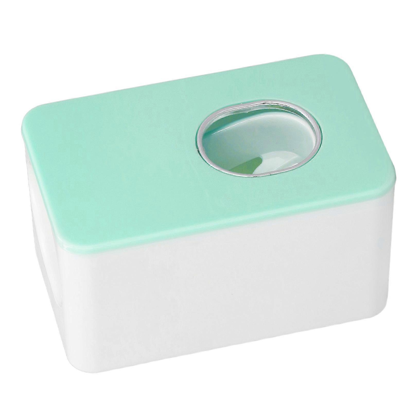 Automatic Toothpaste Dispenser Wall Mounted Easy Installation Toothpaste Squeezer Dispenser for Bathroom Home Green 