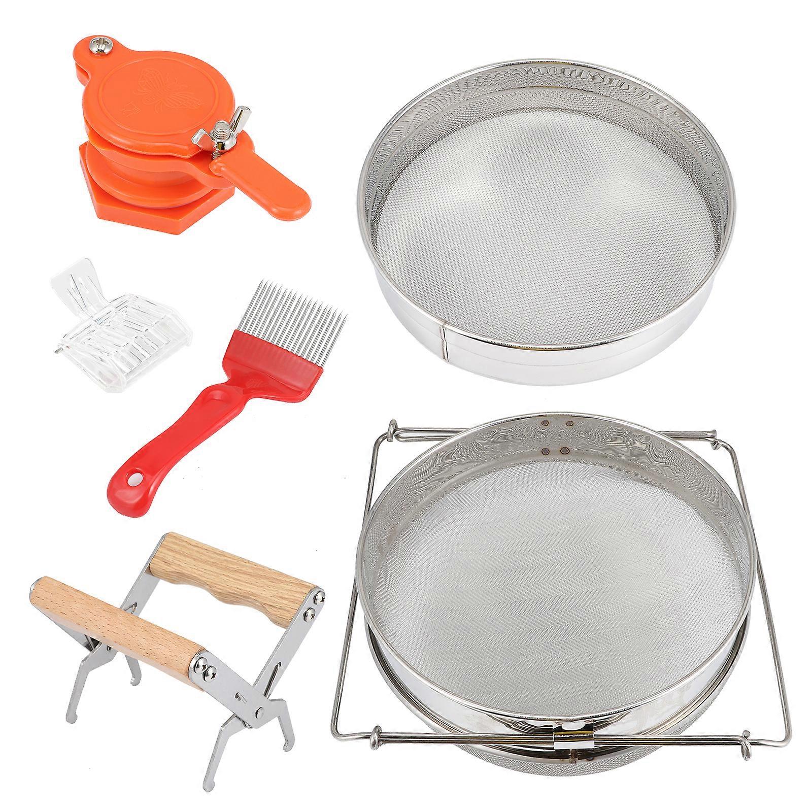 1 Set/5pcs Beekeeping Tool Set Bee Keeper Equipment Beekeeper Hand Tools Supply