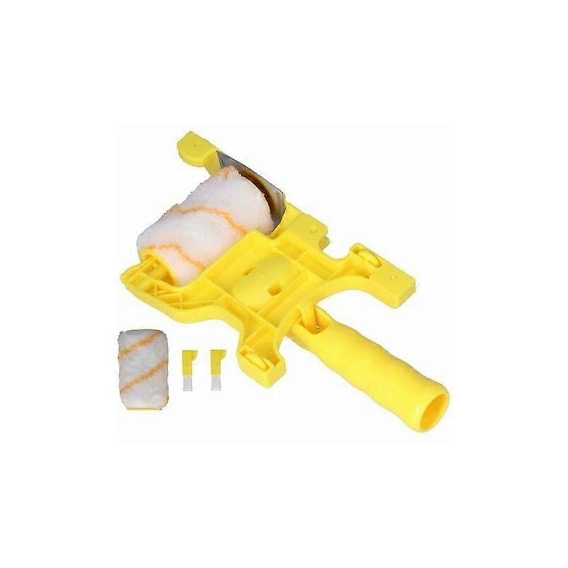 Paint Edging Roller Brush, Multifunctional Handheld Roller Brush for Clean and Sharp Cutting 1 Set of 5 Pieces for Home Room Wall Ceiling Painting