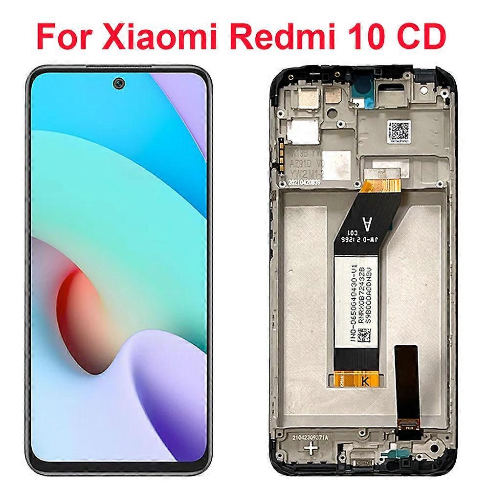 Tib 6.5'' For Xiaomi Redmi 10 21061119ag Lcd Display Screen Touch Panel Digitizer For Xiaomi Redmi 10 Prime Lcd Screen Replacement