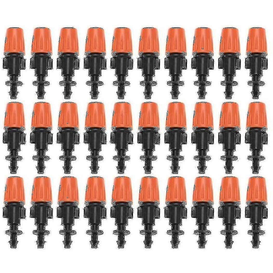 50 Pcs Drip Irrigation Spray Nozzle, Water Spray Nozzle, Adjustable In 2 Modes: Water Mist And Wate - CHUNC