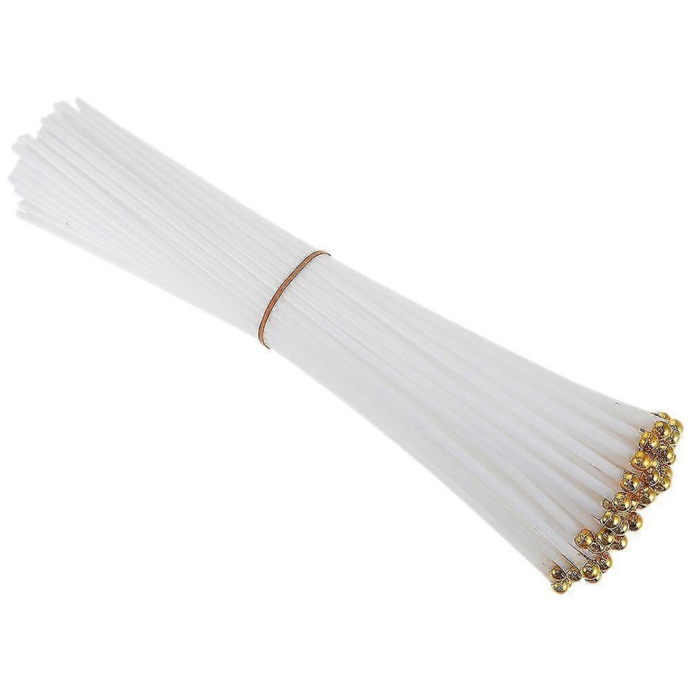 100pcs Plastic Flag Sticks Diy Flag Pole Plastic Sticks Sporting Events Flagpoles Handheld Flag Poles