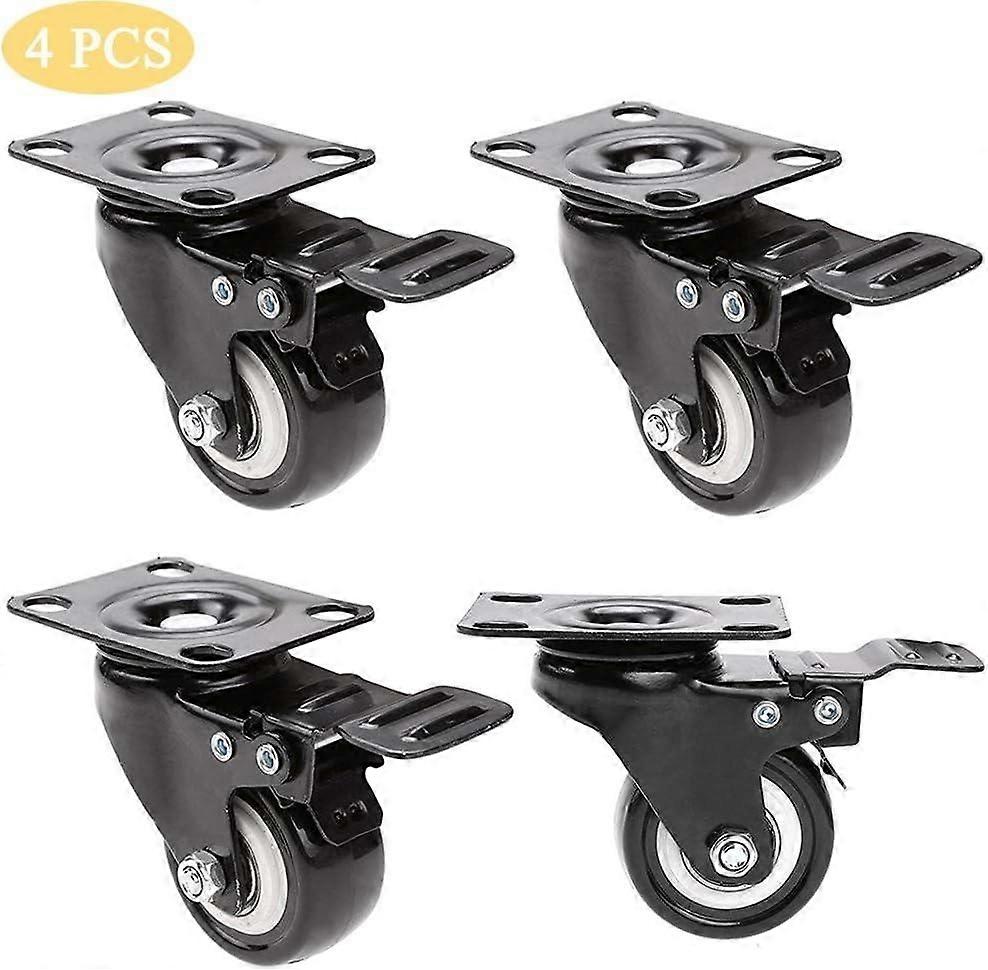 Casters Beach Basket Rollers 4-Pack, 360 Degree Casters - Load Capacity 400 kg (Type 2)