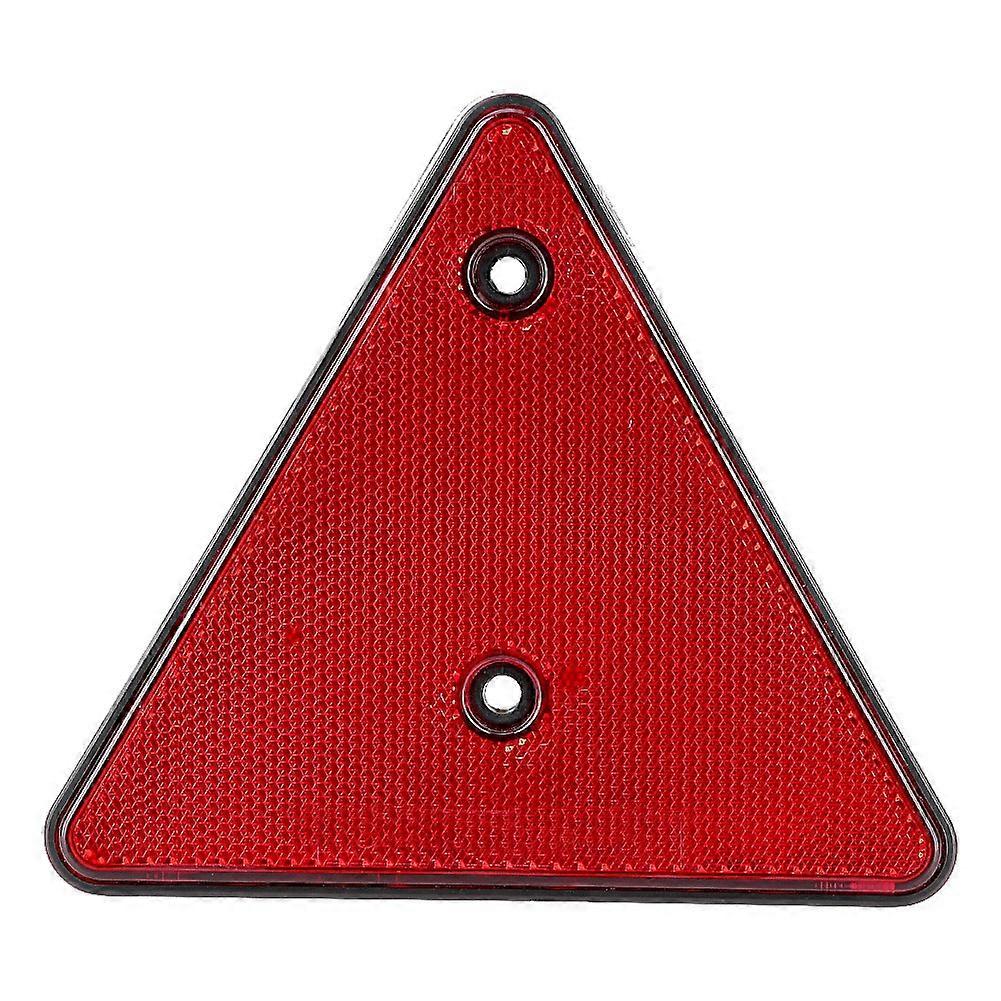Safty Rear Triangle Red Reflector for RV Trucks Trailers Gatepost YEMAA