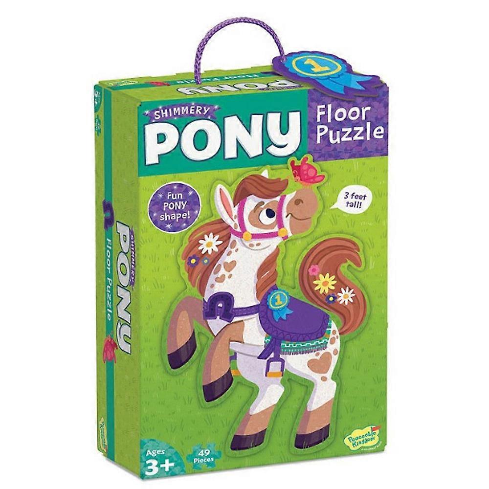 Pony 41-Piece Floor Puzzle Exciting and Fun Puzzle for Kids and Puzzle Lovers