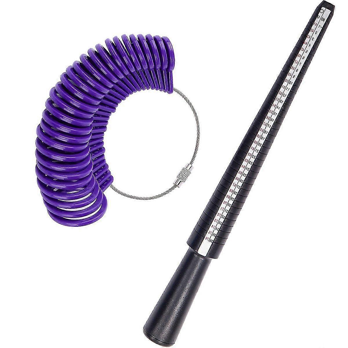 Ring Sizer Uk Measurement Scales Kit Tools For Measuring Rings Diameters