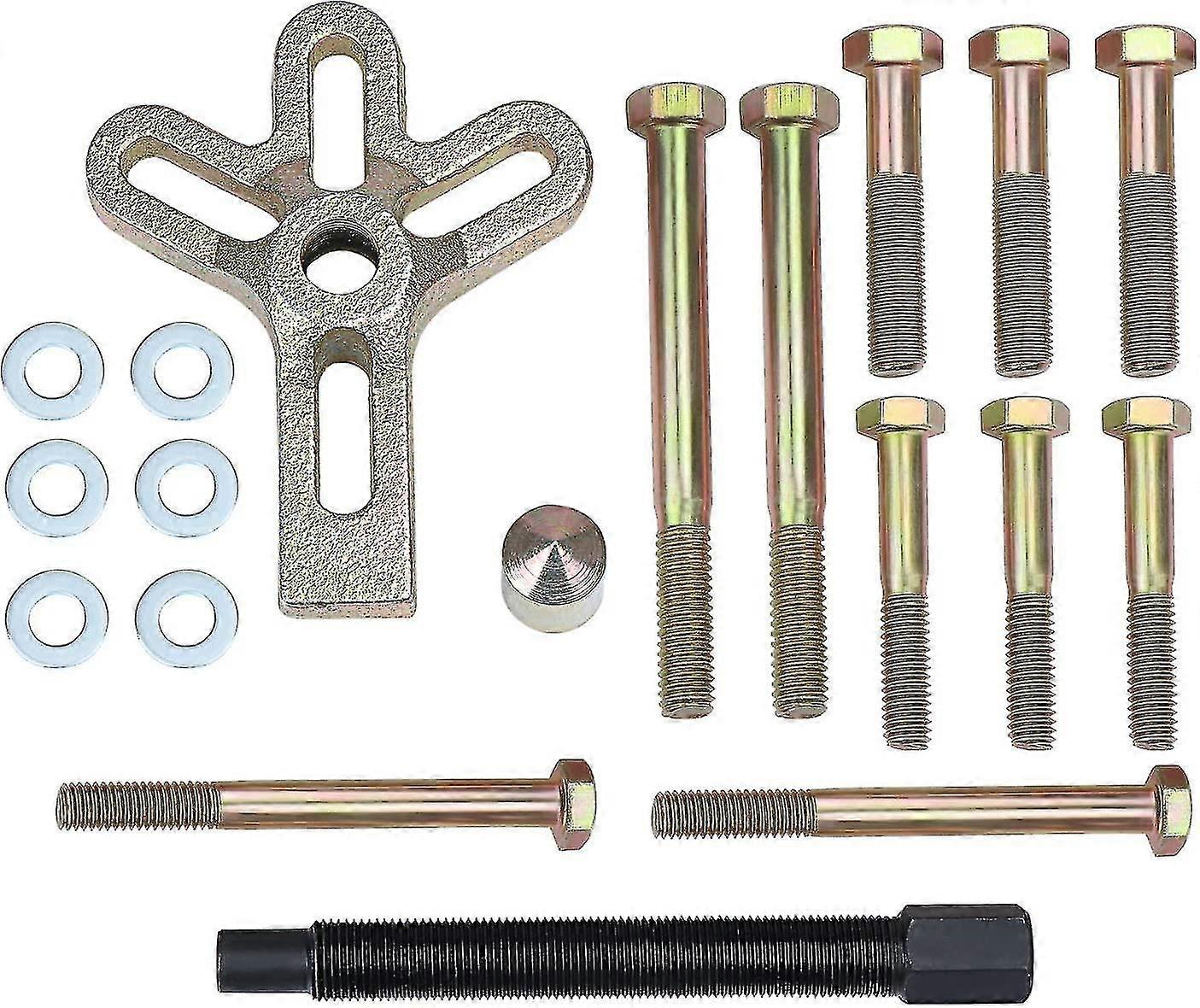 Set Of 13 Harmonic Balancing Tools, Flywheel Puller, Crankshaft Puller, Flywheel Puller