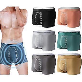 6x heren ondergoed Boxer Slips Energietherapie Comfortabel Ondergoed Ademend Zacht Onderbroek met elastische tailleband Voor Sport, Vrije tijd, Elke Dag L