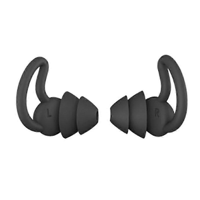 2x Quiet Noise Reduction Earplugs Soft Reusable Hearing Protection For Women Men-YuJia