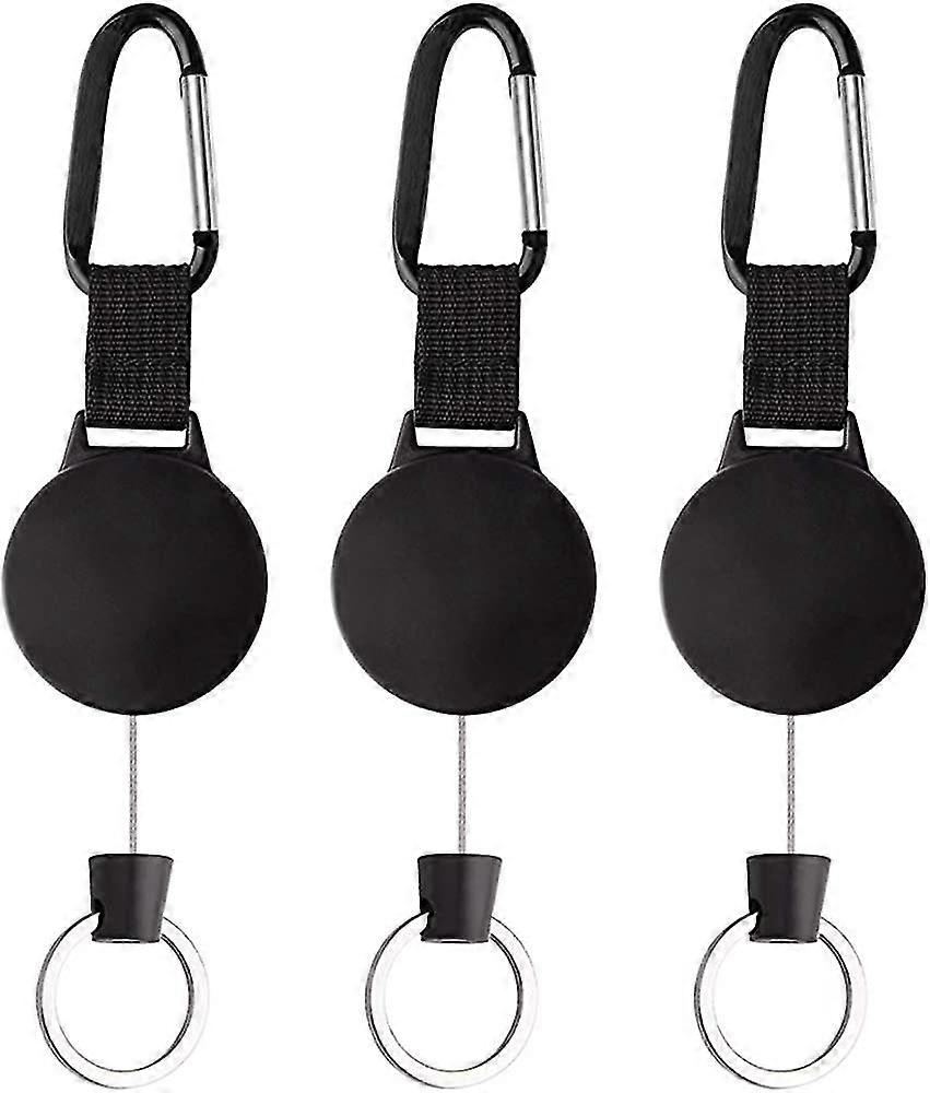 Crday Heavy Duty Retractable Key Chain Key Gift