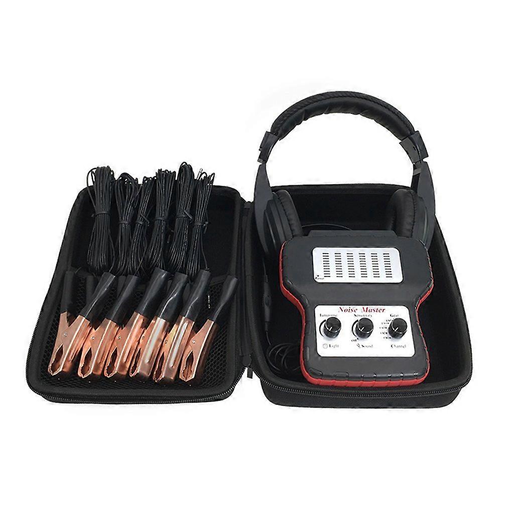 Stéthoscope électrique automobile Sondeur de bruit de voiture Détecteur de diagnostic Dispositif d’écoute Détecteur de bruit multicanal de machine