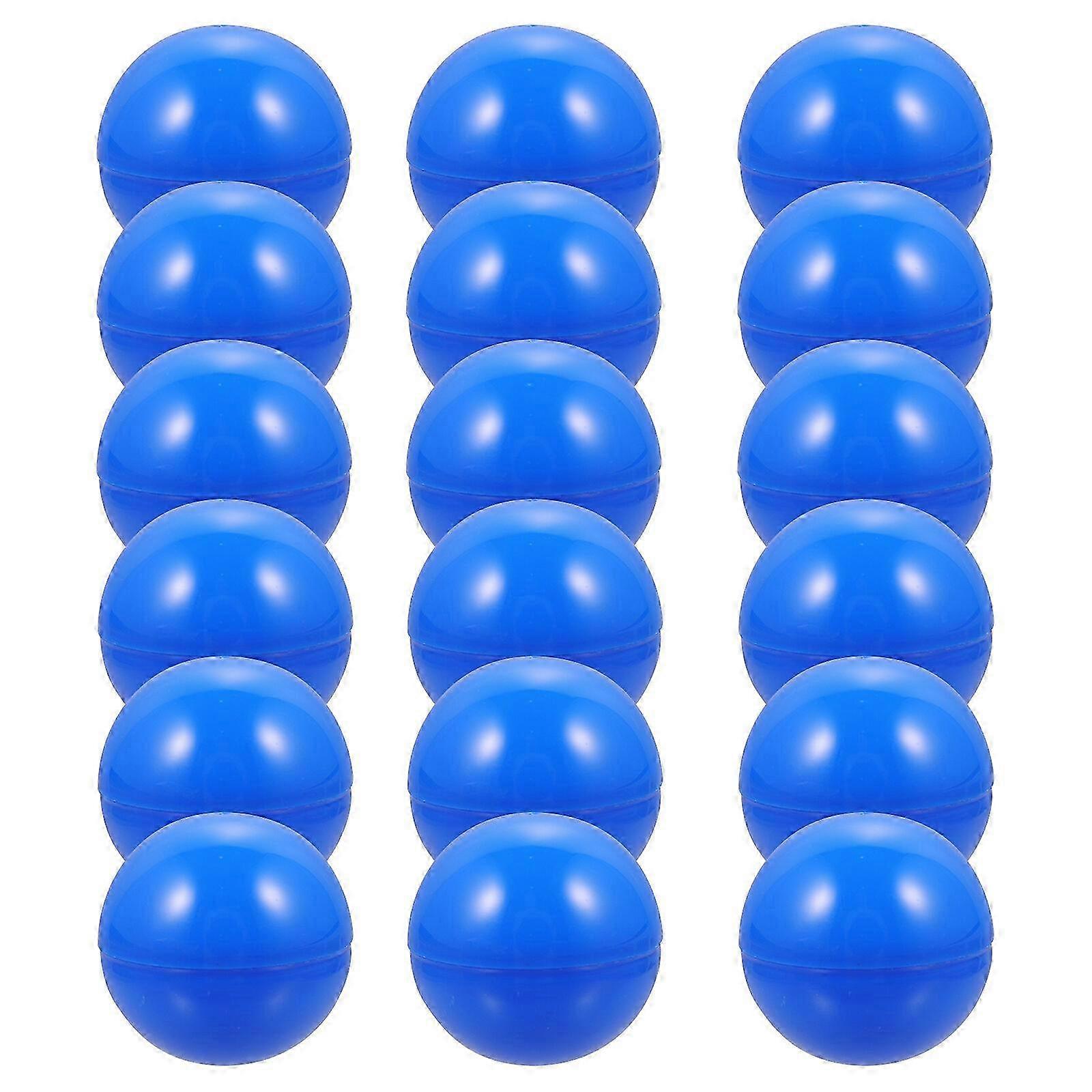 25pcs Lottery Balls Plastic Hollow Ball Table Activity Balls Pong Balls For Game Party Decoration 40mm Diameter Blue