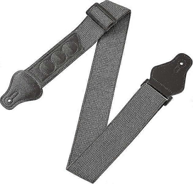 Adjustable Guitar Strap for Electric/Acoustic Guitar/Bass - Includes 3 Picks