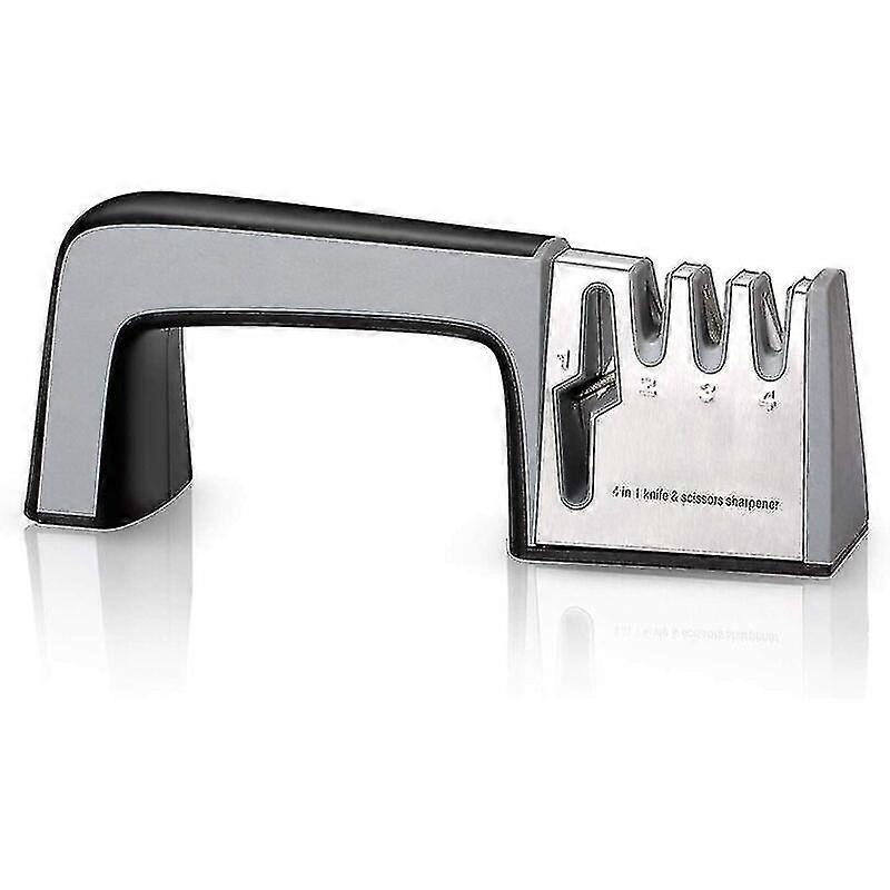 Professional Knife Sharpener, 4 In 1 Knife Sharpener, Manual Knife Sharpener