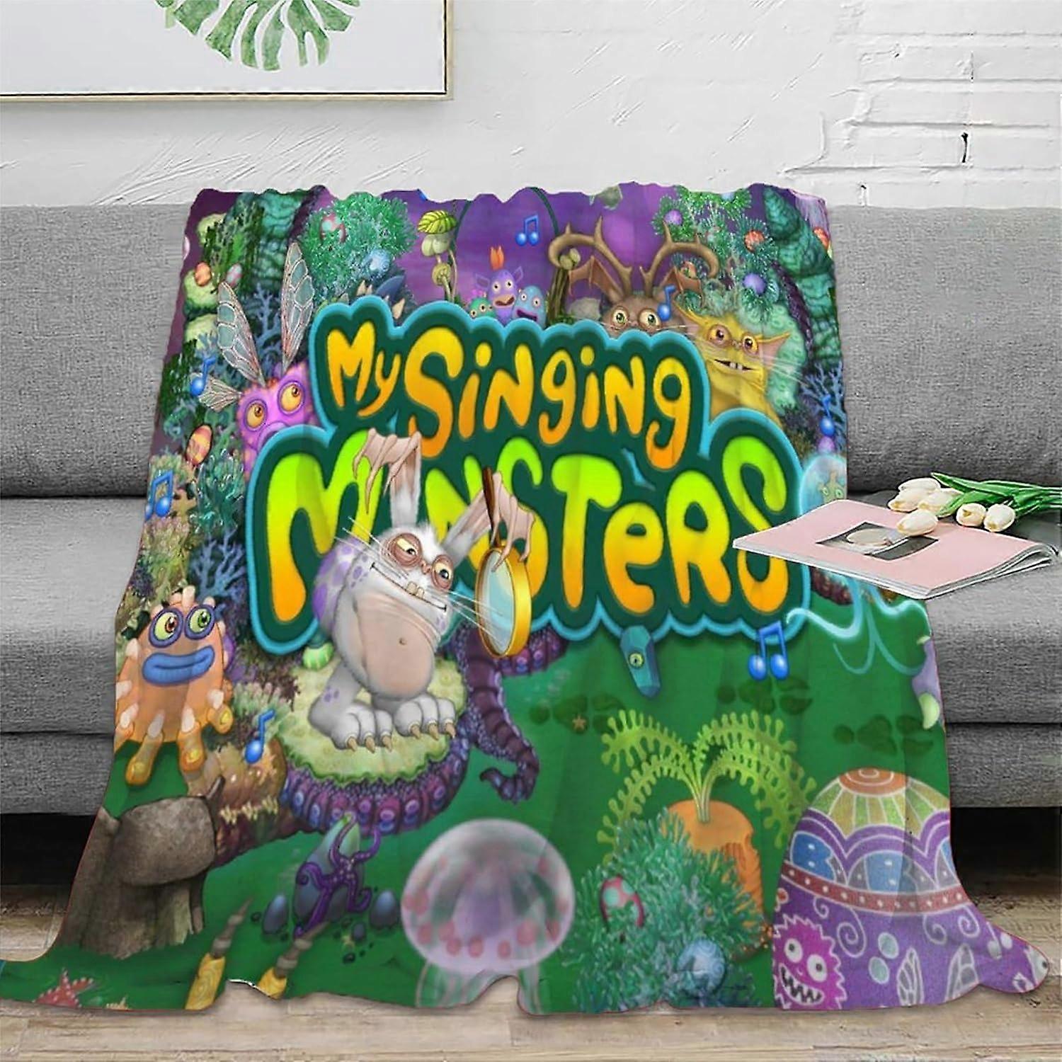 Keep Warm Deka My Singing Monster Vzory Flanel Fleecové Deky 3D Tištěná Přikrývka Měkká Mikrovlákno Flanel Fleecová Deka Pro Dítě Dospělé
